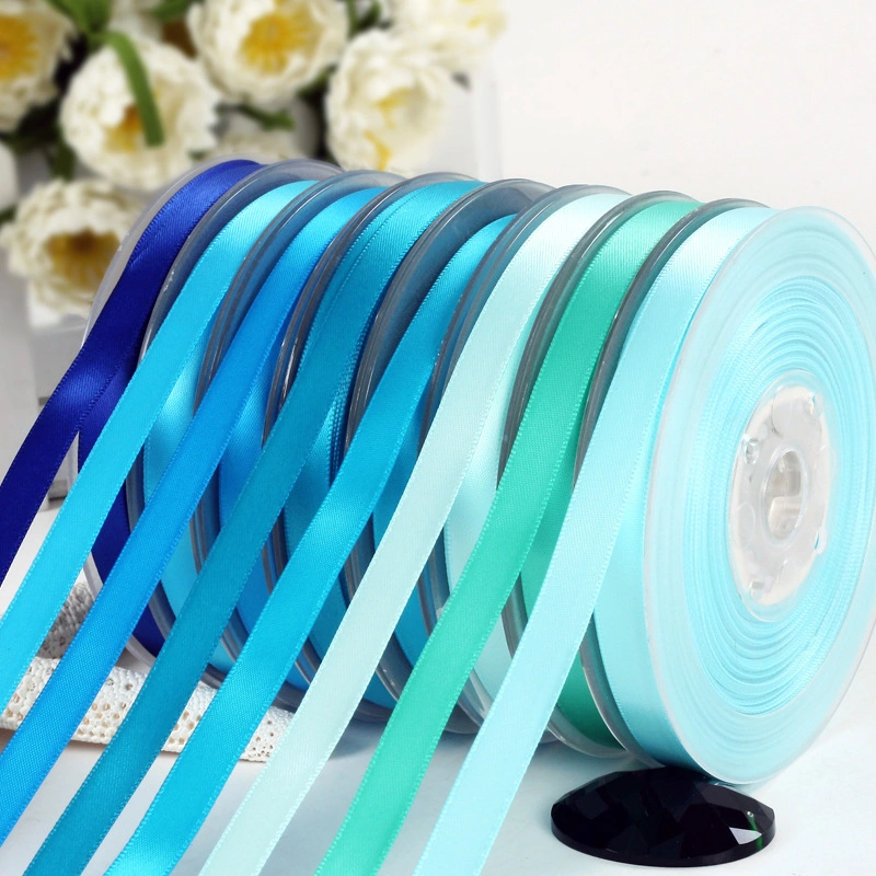 Manufacturer Printed Silk Gift Custom Single Polyester Webbing Satin Silk Ribbon for Hair/Guitar Strap/Craft/Dance