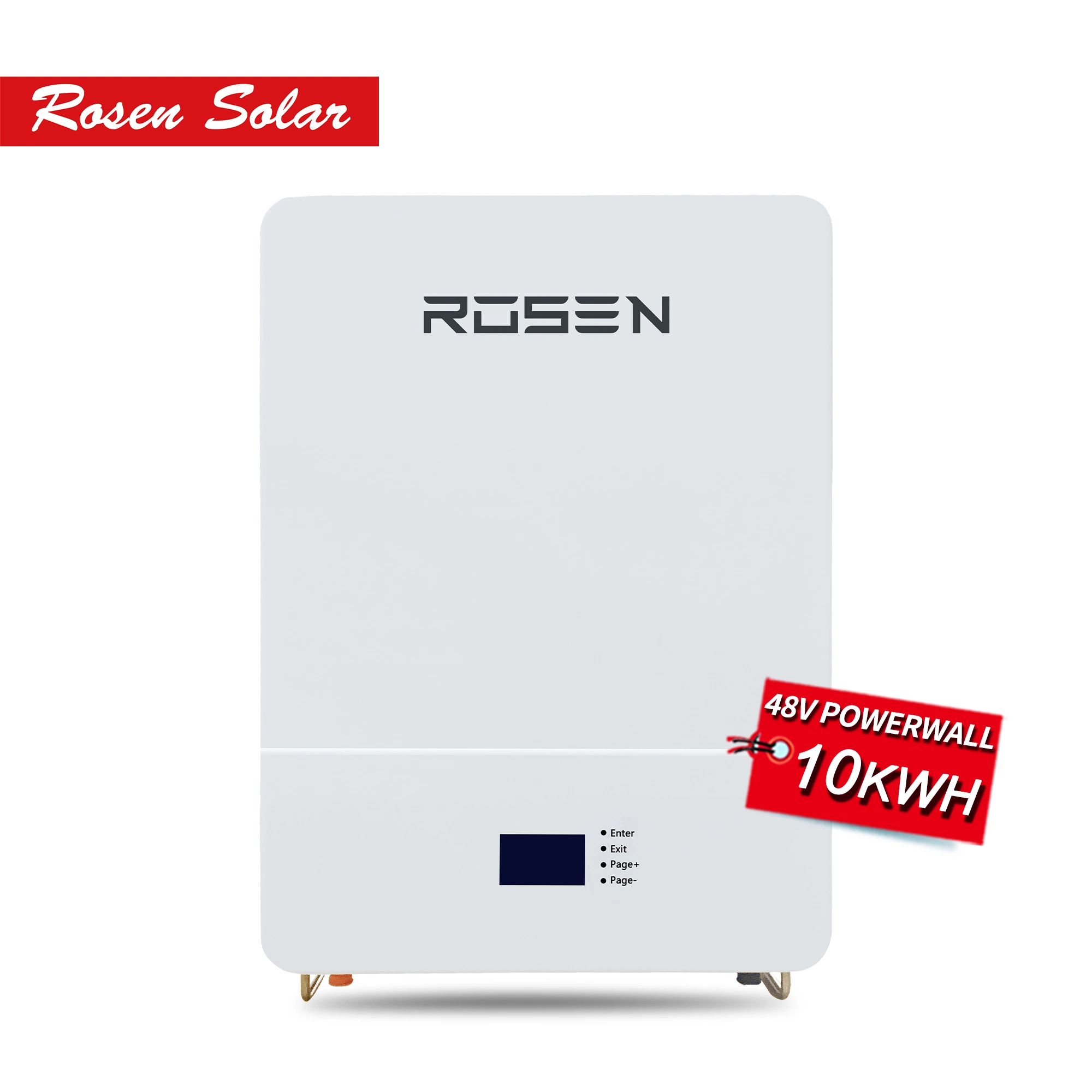 Rosen Lithium Bateria solar 48V 200Ah 10kw LiFePO4 Banco de Potência