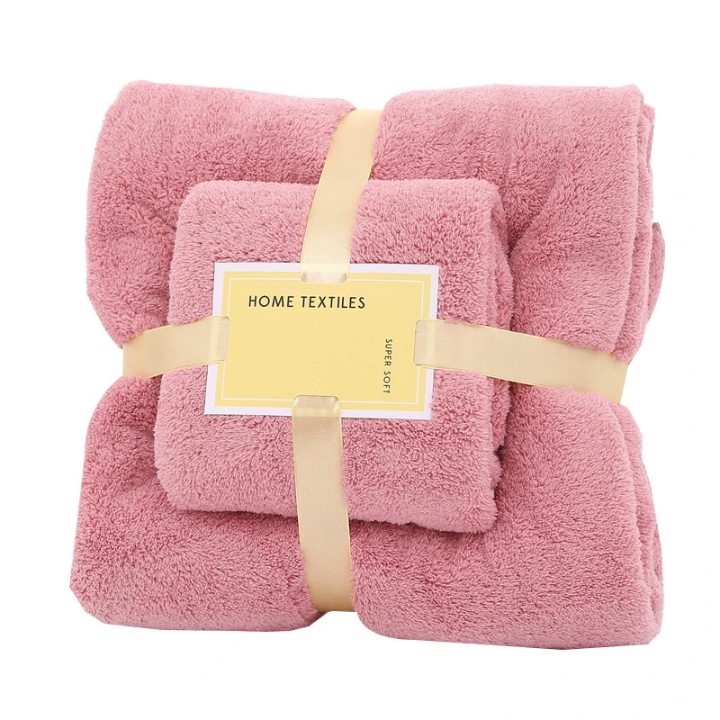 Promotion Gift Packed Microfiber Fleece Towel Set with Logo Customized