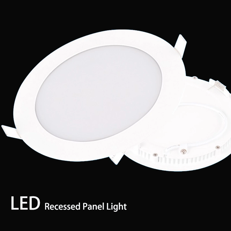 Spot à LED à montage en surface rond et plat 6 W, format économique, à montage en panneau, commercial Éclairage de bureau