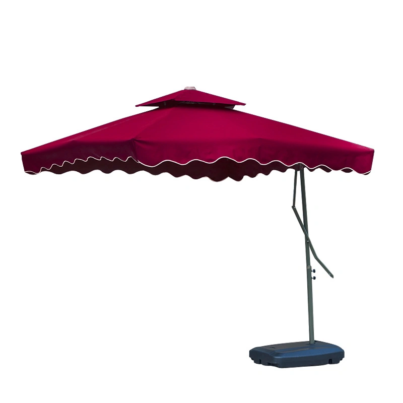 Outdoor Garden Furniture Polyester Metal Aluminum Alloy Sunshade Umbrella Patio Umbrella Beach Umbrella