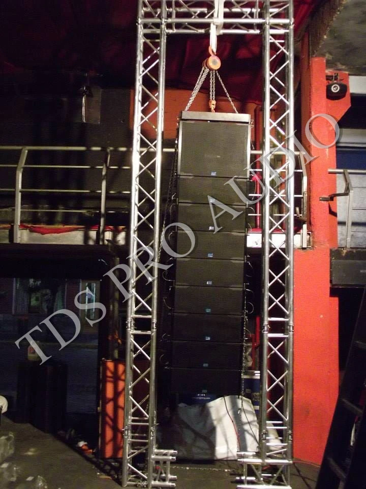 Dual 8inch PRO Audio System for Concert Hall Church Live Performance Band Shows Road Show