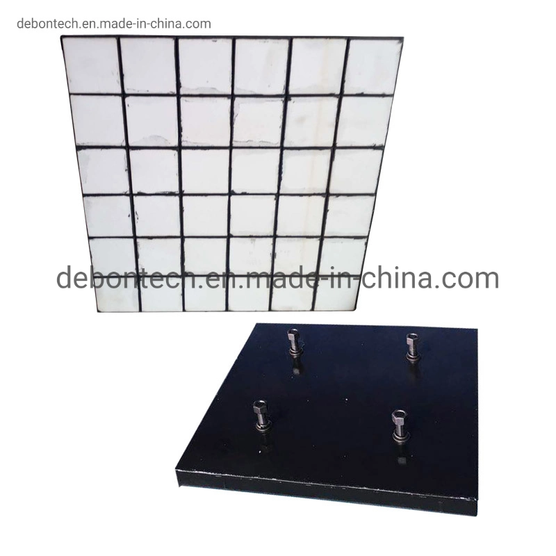 Wear Resistant Conveyor Chute Ceramic Rubber Wear Liner Sheets Composite Plate Lining