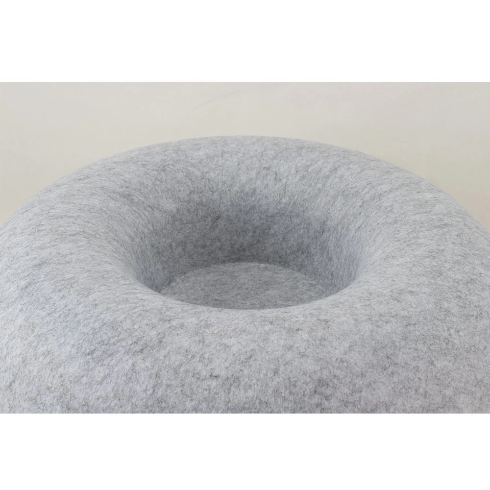 Vente en gros Nouveau style personnalisé Design populaire tissu respirant coloré PET Cat Lit Donut Grande maison de chat