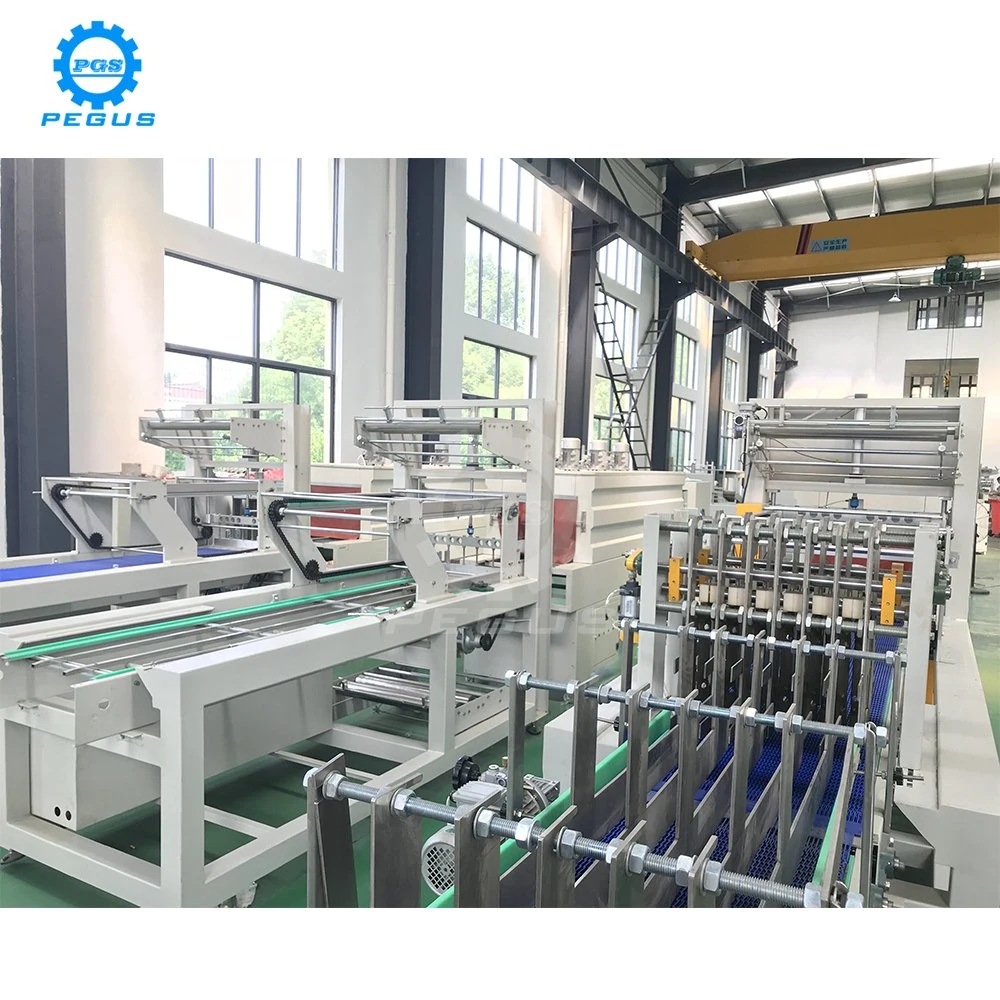 High Speed Linear Typ PE Film Shrink Wrapping Maschine automatisch Flasche Verpackungsmaschine Dosen Verpackungsmaschine