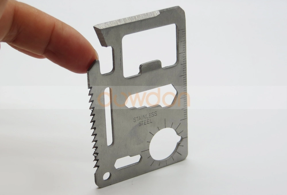 Stainless Steel 11 in 1 Beer Opener Survival Card Tool Fits Perfect in Your Wallet