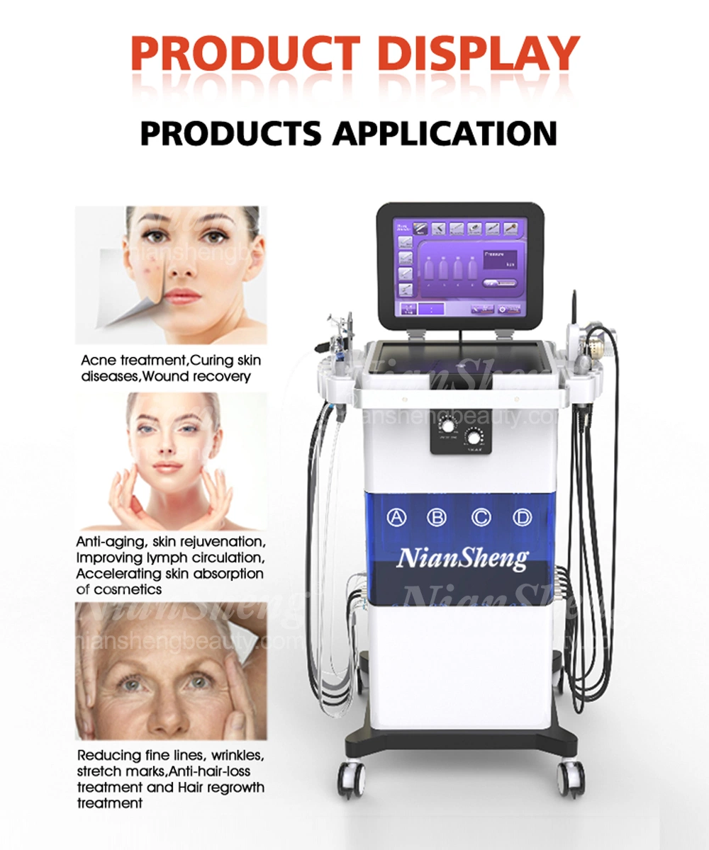 Multifunction Hydro Microdermabrasion Machine/Oxygen Peel Facial Machine/Hydrofacia Beauty Salon Equipment