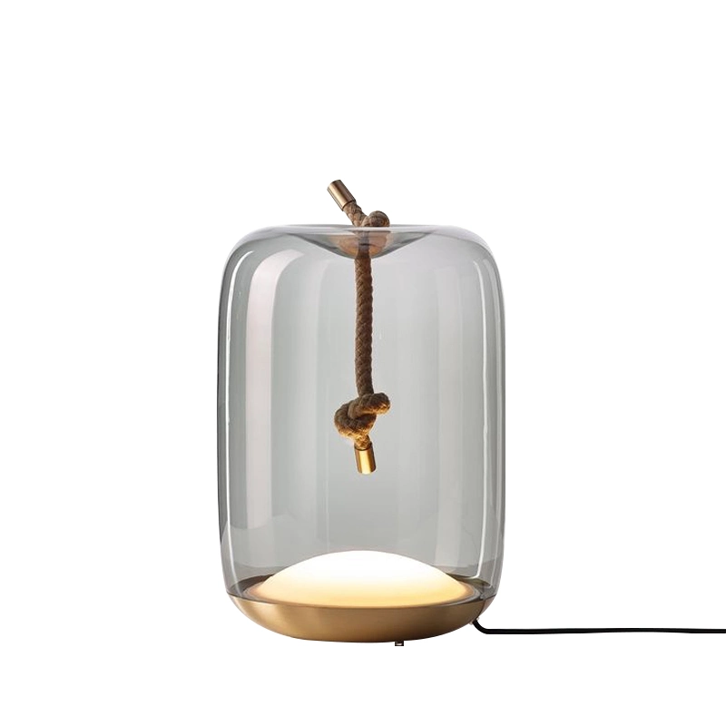 Nordic Creative Glass Table Lamp Personalized Simple Bedside Bedroom Postmodern Designer Model Room Decorative Table Lamp