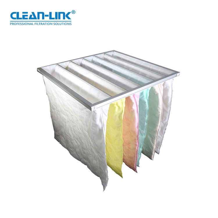 Tasche Luftfilter Beutel Filter Synthetische Faser für die Klimaanlage HLK-System