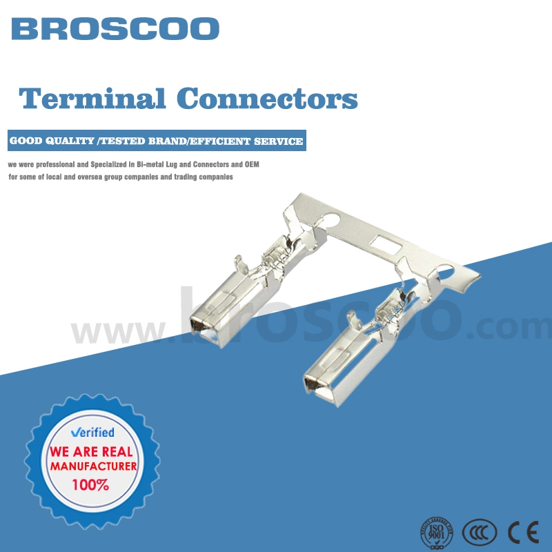 Spring in Line Terminal of The Source Manufacturer Cold Pressed Connector 150 Series Tin Cbl Rang 2.40-2.03mm