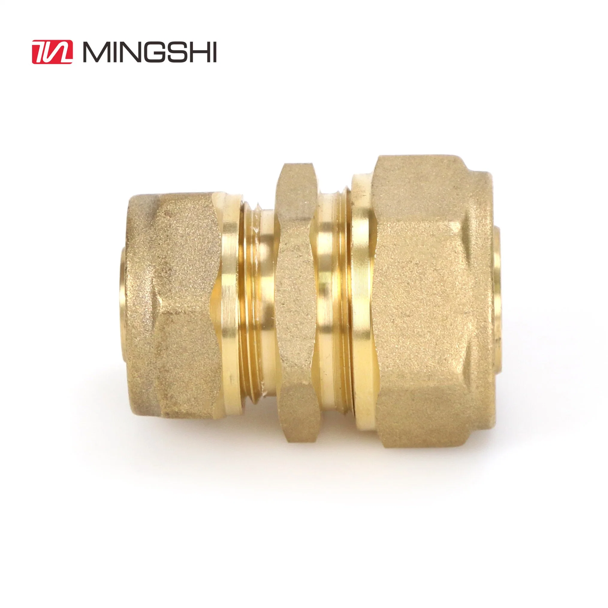 Cw617/Hpb58-2 Brass Copper Connector/Brass Compression Fittings/Plumbing Fitting/Copper Fitting/Water Fitting/Coupling with CE/Acs/Skz/Aenor