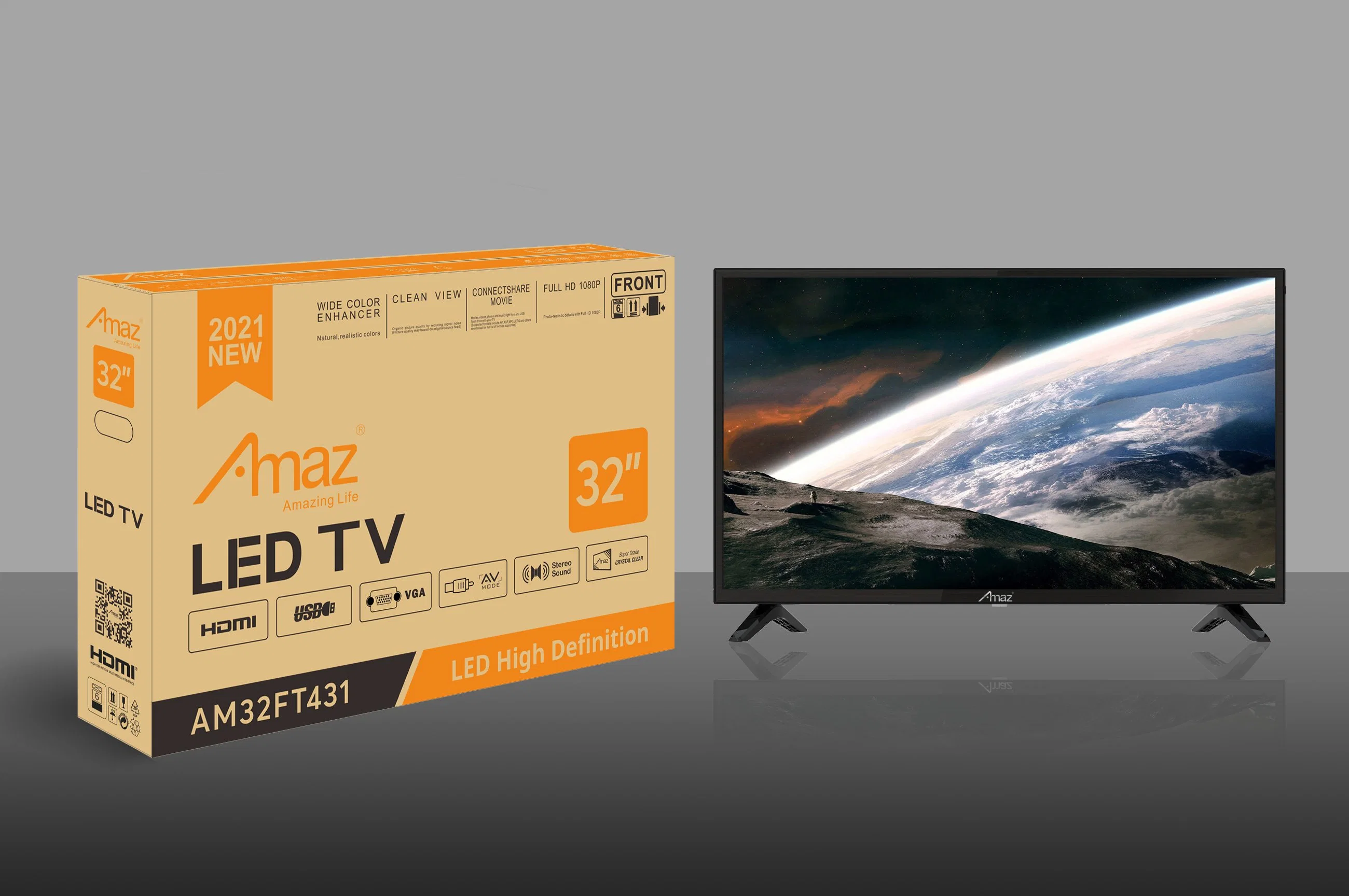 32 43 50 55 65 بوصة DVB-T2s2 UHD LED تلفزيون بشاشة مسطحة LED تلفزيون تلفزيون ذكي بدقة 4K