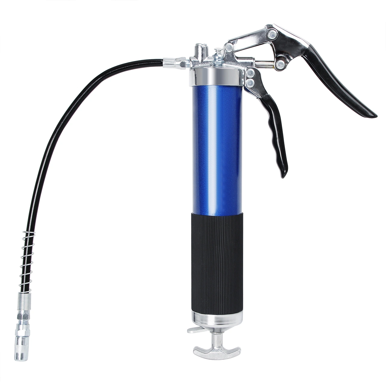 Auto 6000 Psi Pistol Grip Handle with 14oz. Heavy Duty Blue Grease Gun