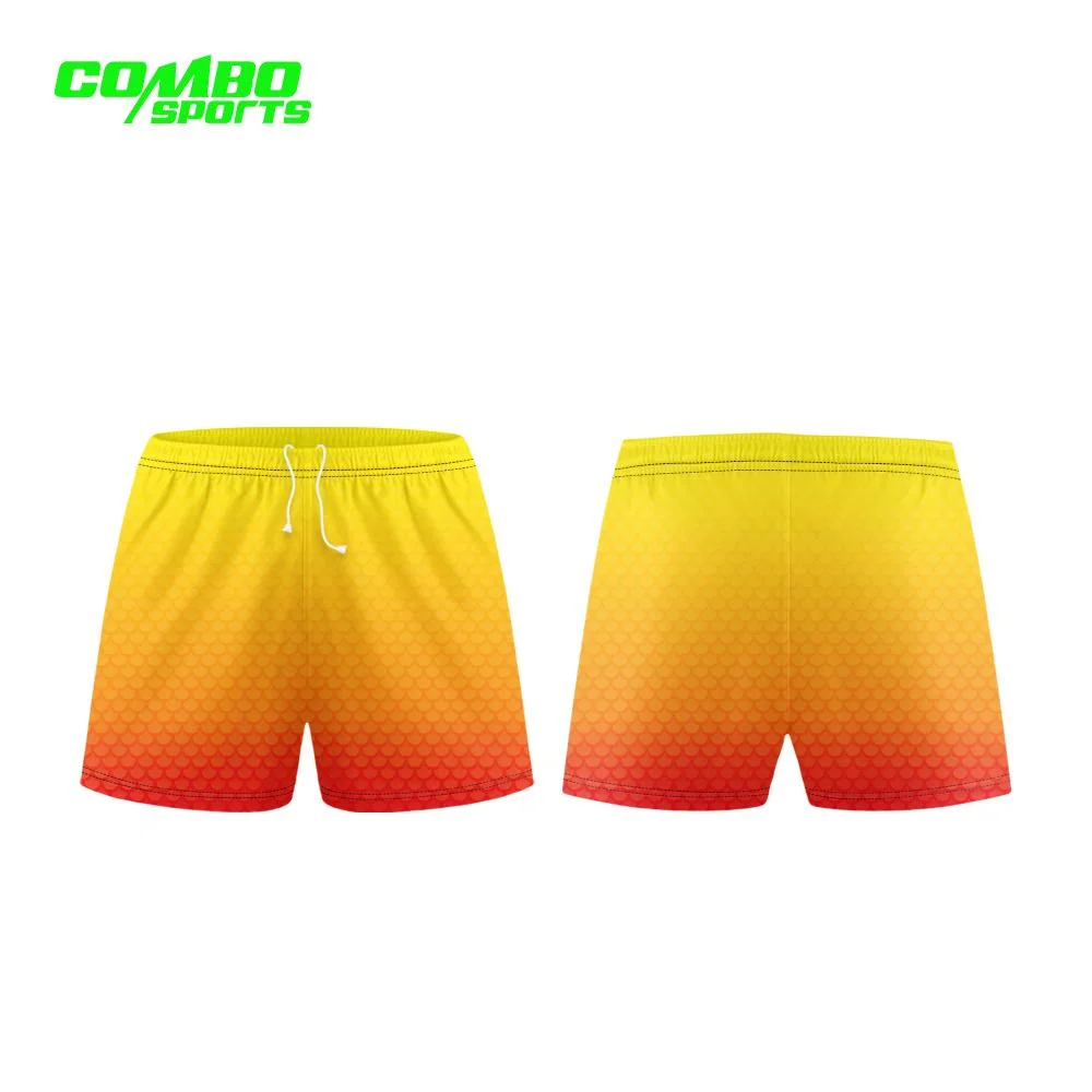 Professional Durable Sublimation Club Rugby Short Men Fashion Cut and Sewn Rugby Short