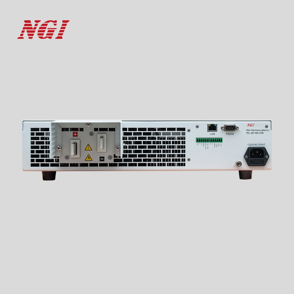 N6200 carga DC electrónica programable, el Control inteligente de carga de batería dc electrónica Probador de carga, 0~1500~50V. UN, LAN/RS232, el único canal