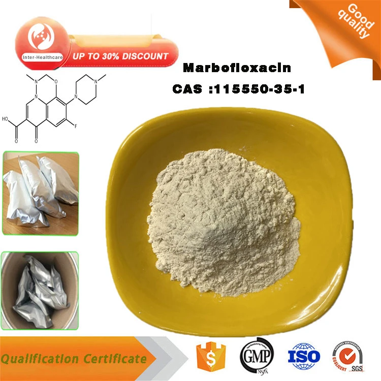 Best Price Pharmaceutical API Marbofloxacin Powder CAS 115550-35-1 Marbofloxacin