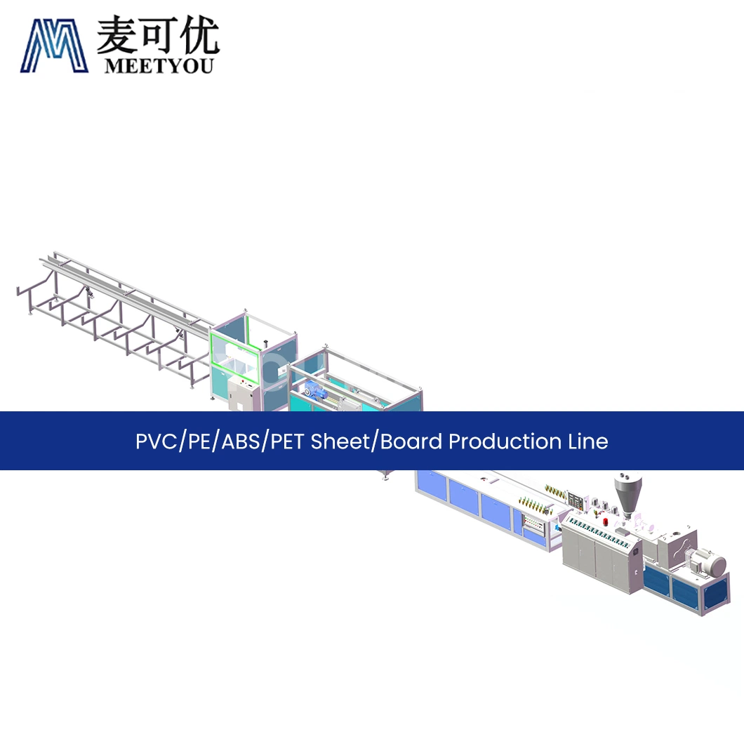 MeetYou Maschinen PVC PE ABS Pet CPVC Sheet Preis Produktion Linie Hersteller PVC-Blatt 10mm Produktionslinie China Plattenextrusion Linie