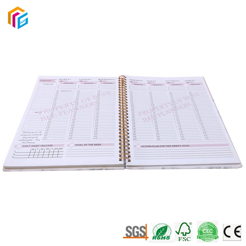 2023 Custom Undated Workout Log Book Spiral Notebook to Weight Loss Exercise Fitness Planner Gym Diary