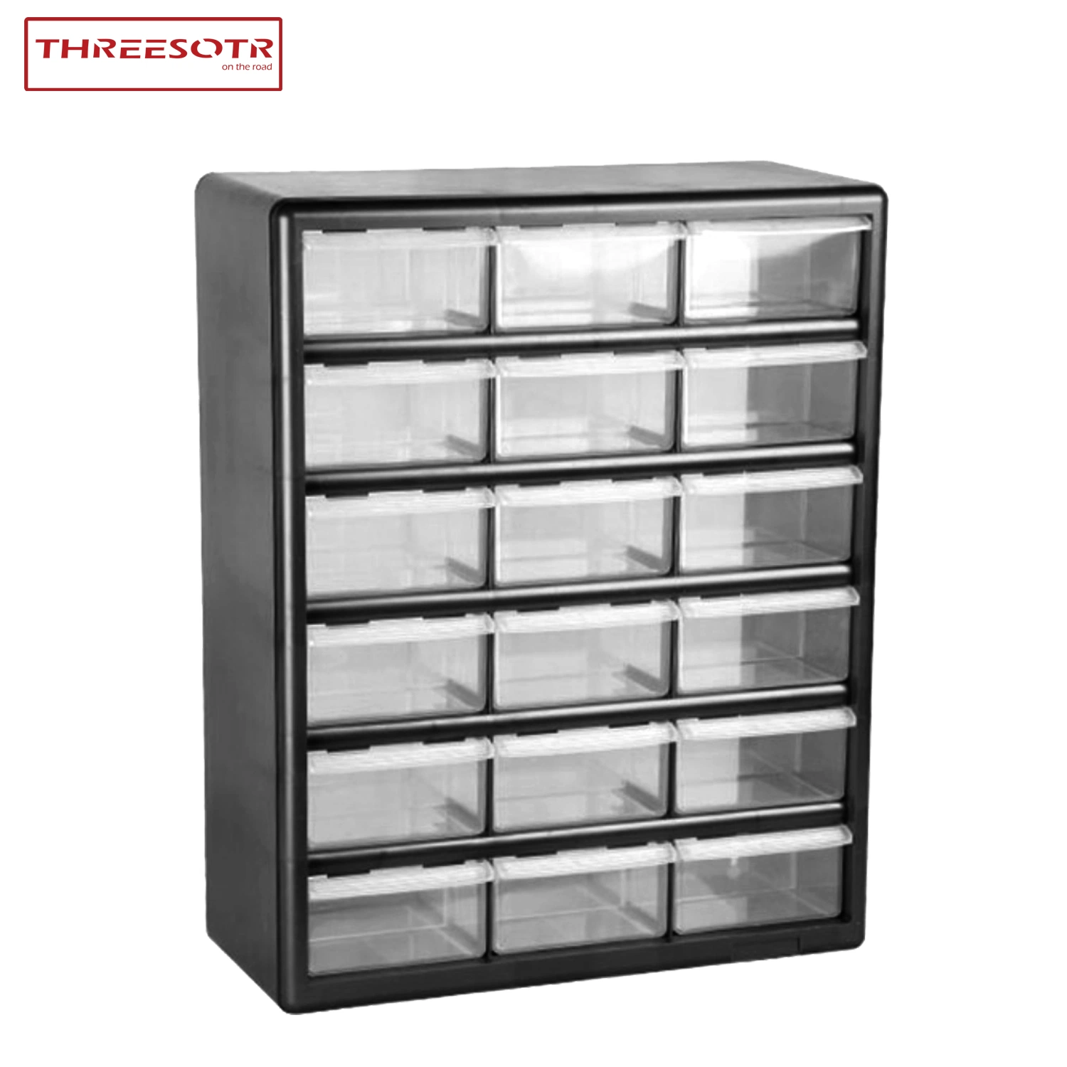 18 Bins Plastic Drawer Parts Storage Organizer Hardware and Craft Cabinet