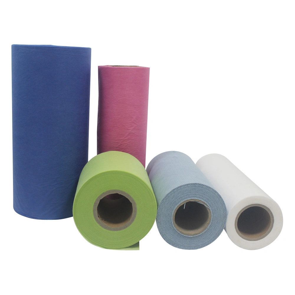 Colorful 100% PP Spunbond Nonwoven Fabric Textile for Embossed Nonwoven for Tablecloth