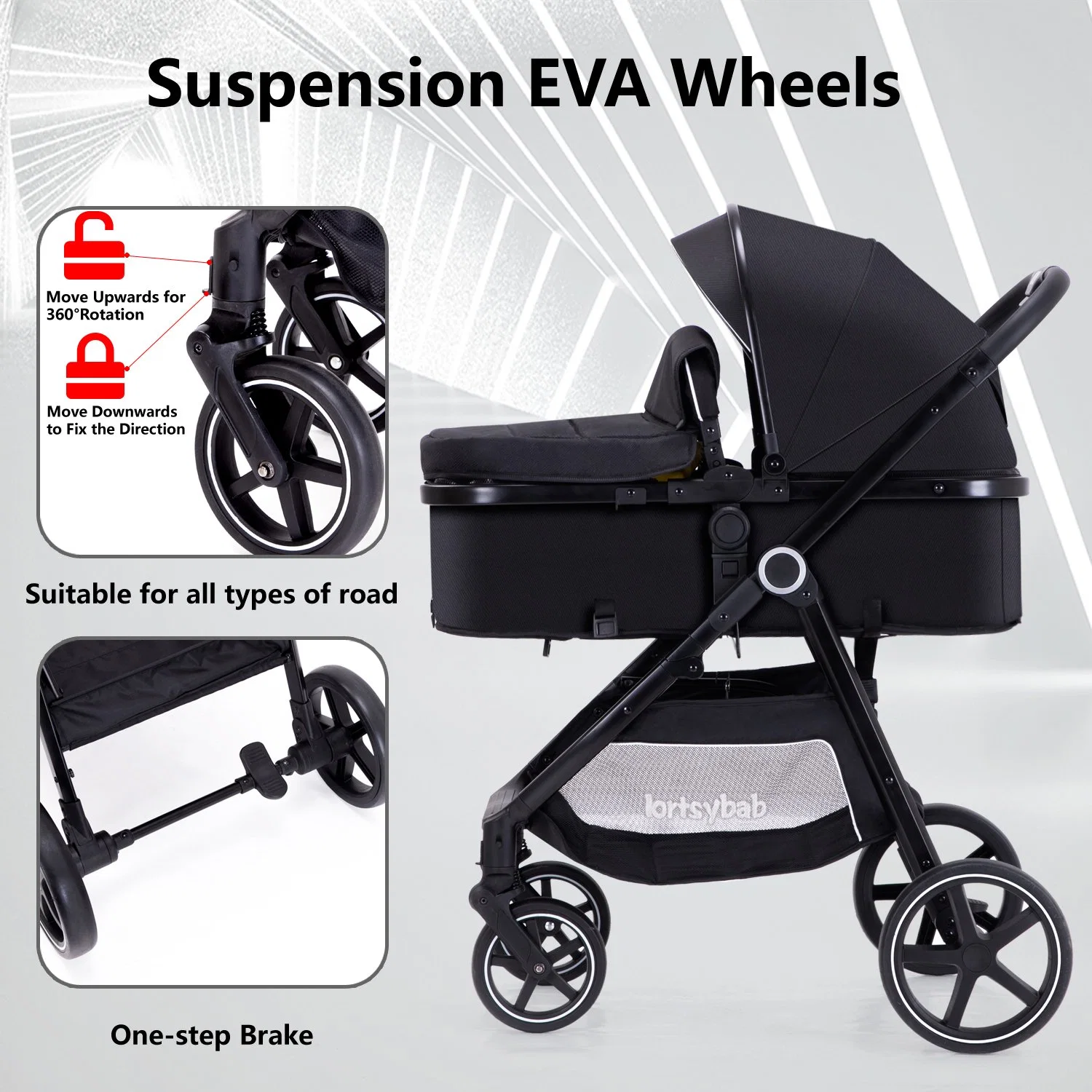 Wholesale/Supplier Intelligent Good Quality Baby Stroller Easy to Carry and Foldable Baby Stroller