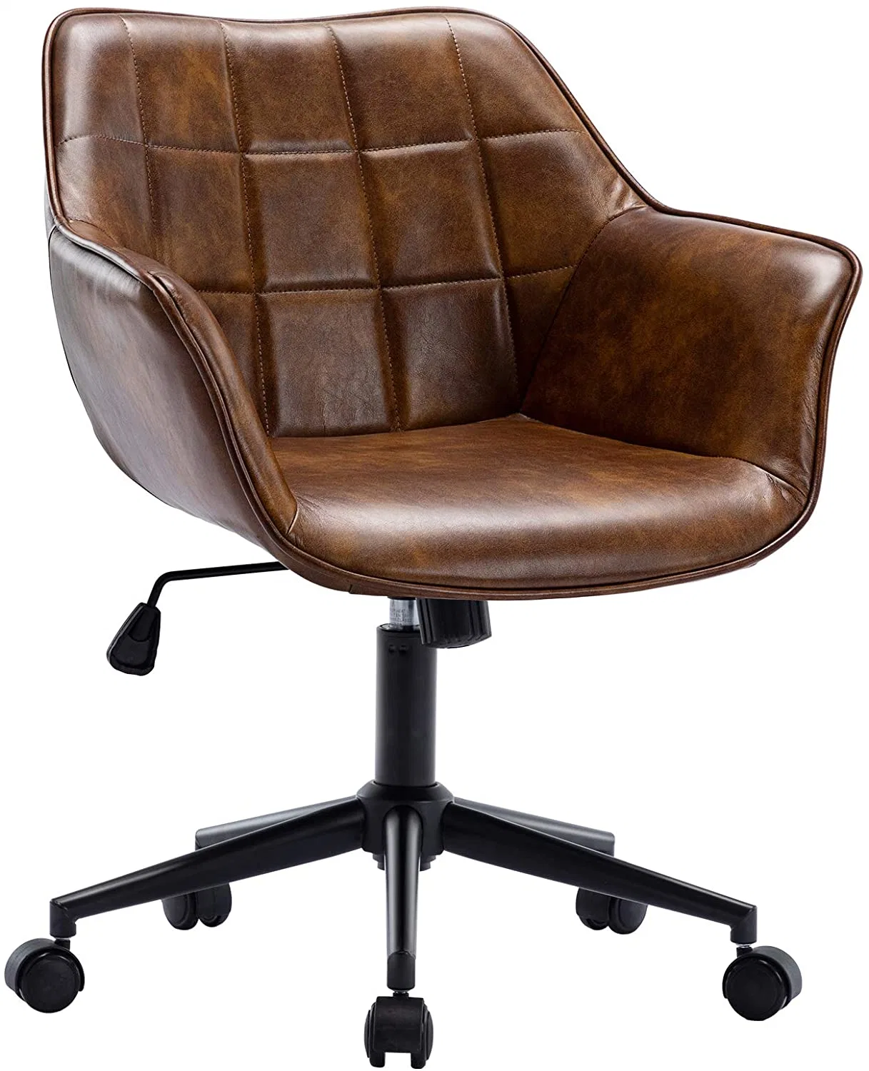 Bas prix chaise de bureau pivotante 200 Kgs bas dos Nordic Home chaises d'ordinateur réglables chaise de bureau en cuir produits de vente