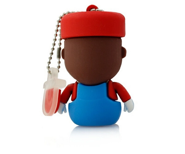 Mario USB-Flash-Laufwerk Cartoon Cool Yoshi 4G Mario Dinosaur Formförmiger 64G Memory Stick