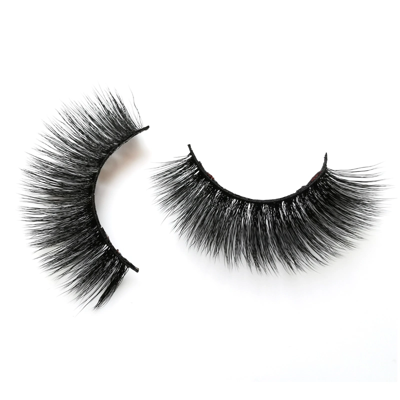 Wholesale/Supplier Natural 3D Faux Mink Eyelashes 3D Silk Lashes False Eyelashes