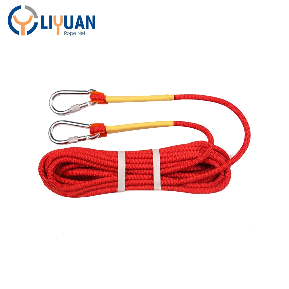 Double Nylon Braid Rock Climbing Height Work Safety Rescue Rope