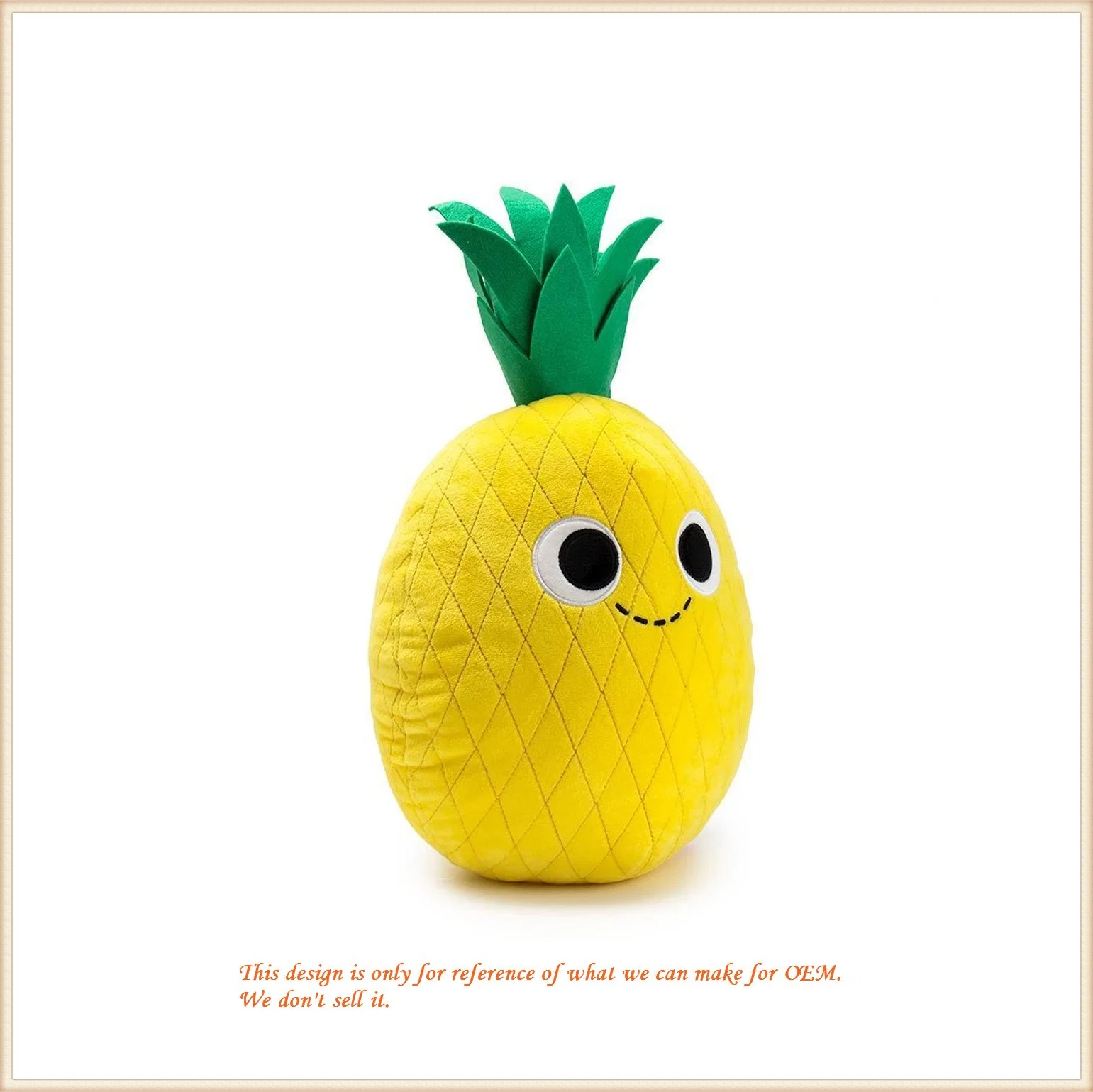 Soft Toys of Pear Pillow/ Pear Cushion for Baby Cuddly Toys/ Fruit Plush Toys of OEM/ Custom Toys