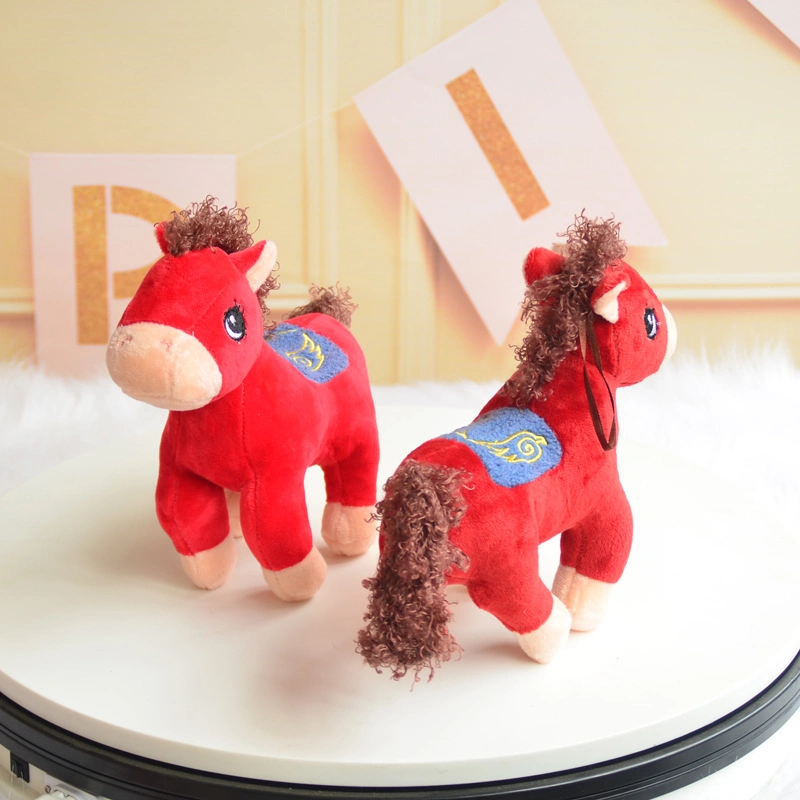 Fashion Toys Red Horse Decoration Stuffed Toys Best Gift