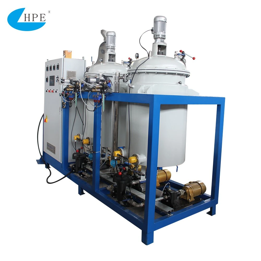 Rolling Door Foam Producing Low Pressure Edge Bonding Foaming Machine with Two Spray Mixing Head