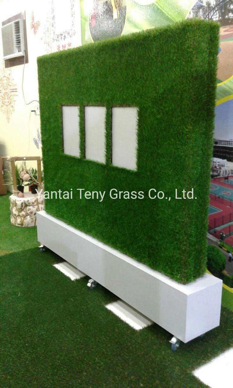 25mm Non-Infill C Shape Hot Sell Landscaping Artificial Grass on Decking