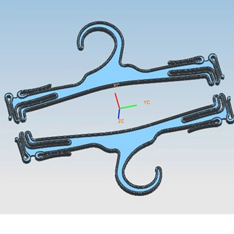 Professional Factory 12 Years Experience Direct Sale Plastic Injection Molds for Clothes/T-Shirt/Coat/Trousers/Socks/Skirt Hangers