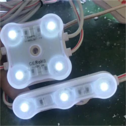 Solo Color IP68 de baja tensión DC 12V 3LED SMD 2835 1.5watt módulo LED resistente al agua con lente para la iluminación interior de verificación Utilizar