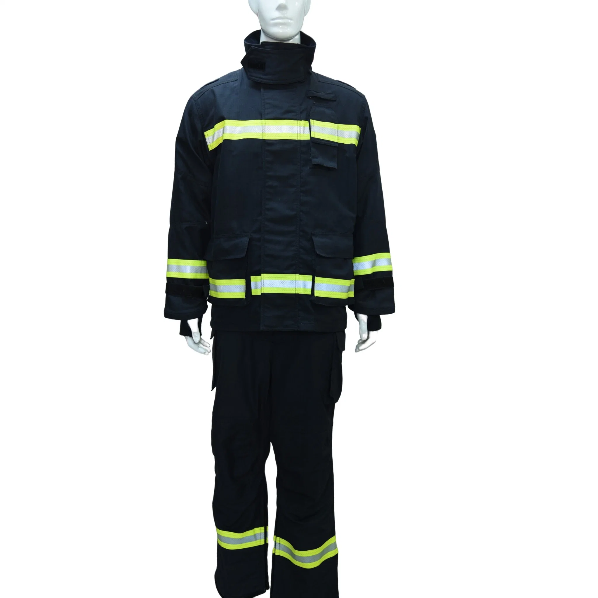 Firefighting Suit for Firefighter Fireproof Heat Resistant Protective Fire Suit