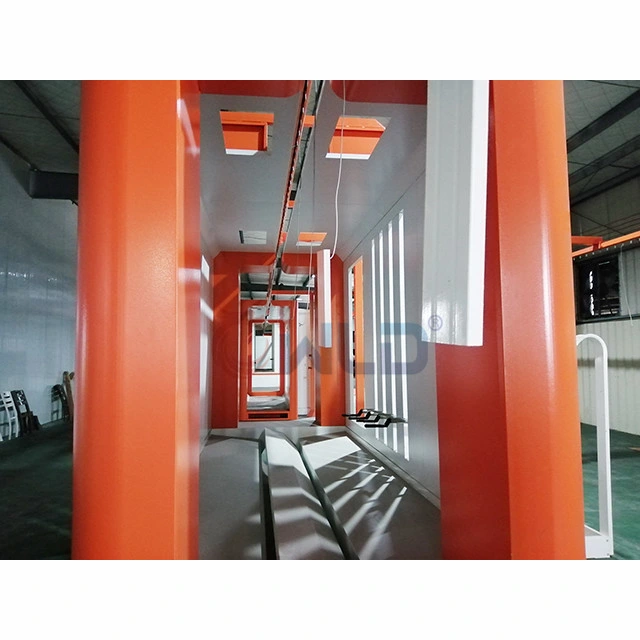 Wld Full Automatic Powder Coating Line Robot Spraying System