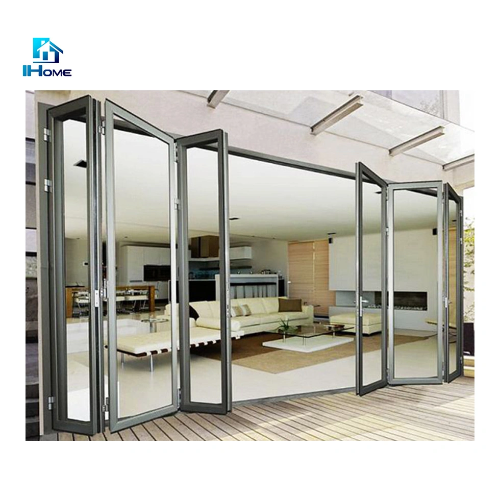 Custom Glass Bifold Door Sliding Folding Partition for Office