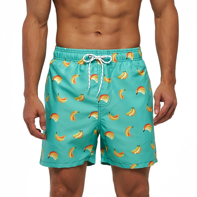 OEM Custom Logo Private Label Men's Swimsuit Surf Beach Shorts