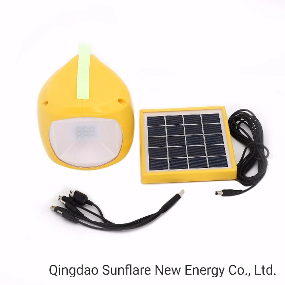 Cheap 3.7V/4400mAh Li Battery Outdoor Mini Solar LED Lamp Lantern Light