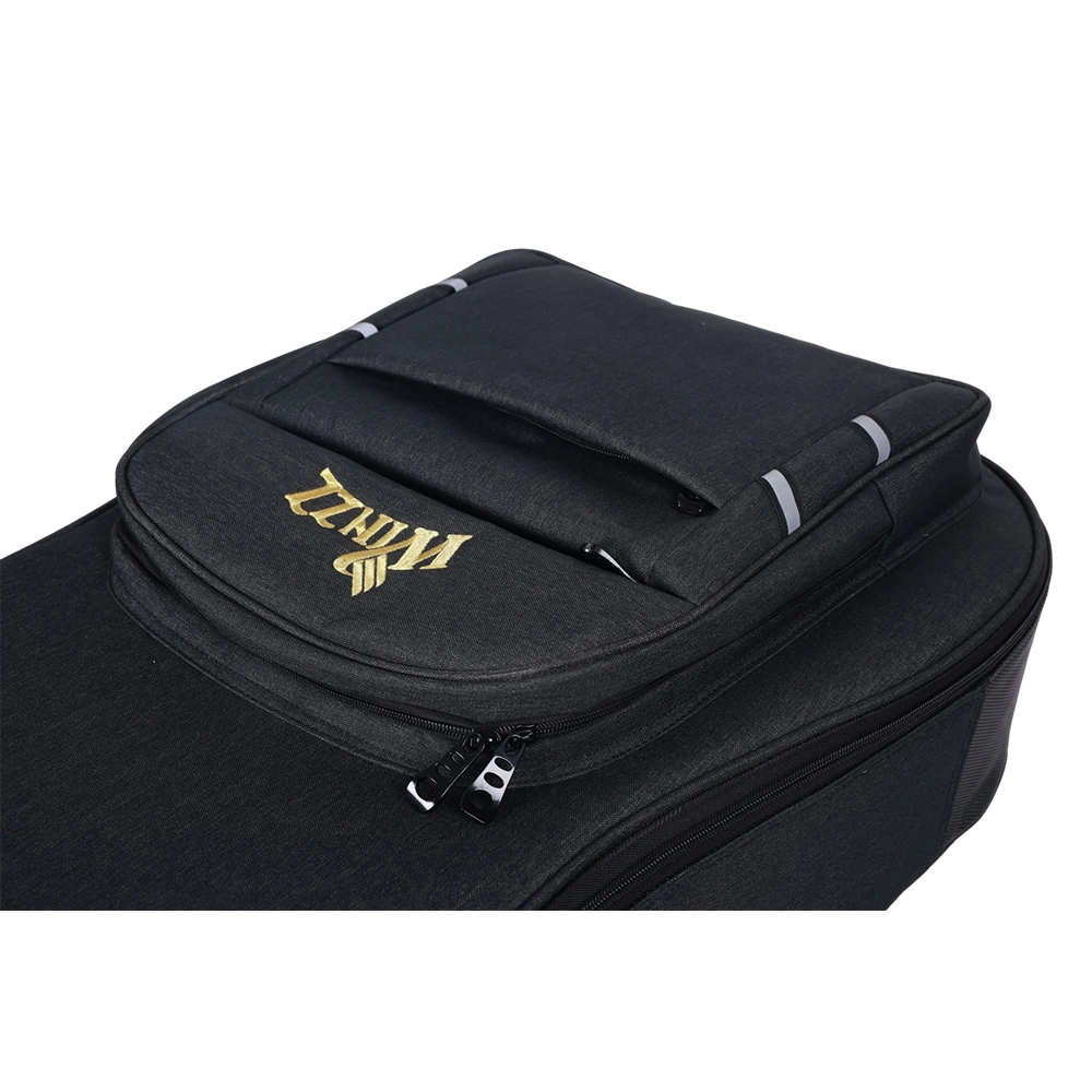 Black Acoustic Guitar Bag 41inch Guitar Bag Hard Case 900d Waterproof Oxford Cloth with Breathable Pad on Back (BGW9028)