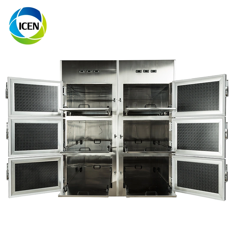 In-U018 Equipements cryogéniques médicaux corps réfrigérateur morgue réfrigérateur congélateur mortuaire