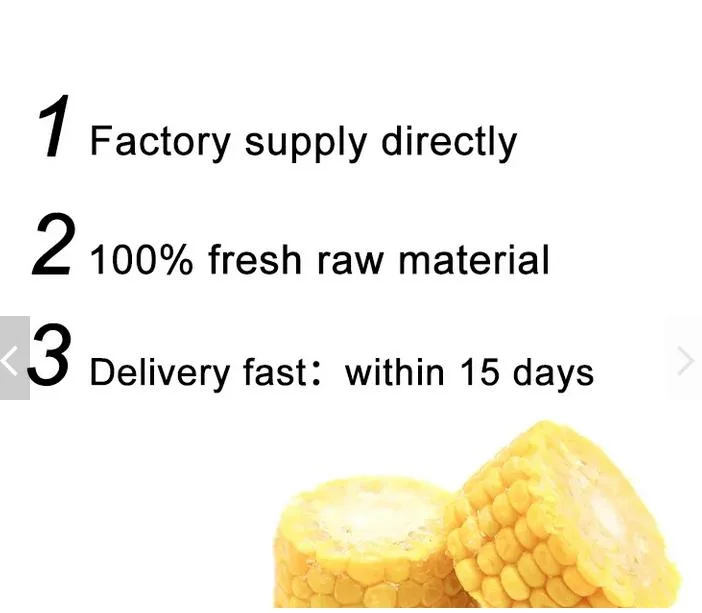 IQF Frozen Sweet Corn Price on COB Cuts Manufacturers Frozen Vegetables