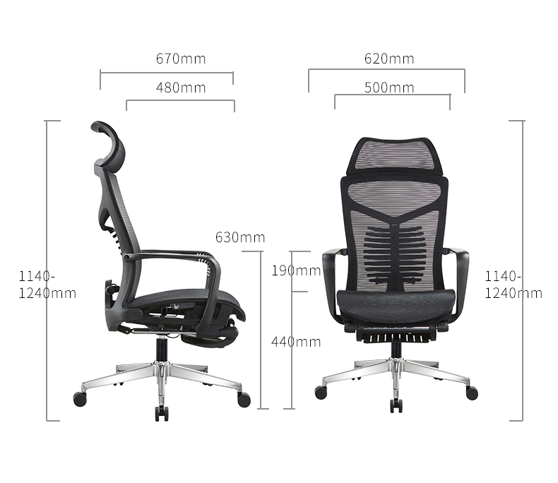 Modern Computer Executive Leisure Ergonomic Home Office Chair Swivel Napping Game Revolving High Back Mesh Office Chair Furniture Wholesale/Supplier Basic Customization