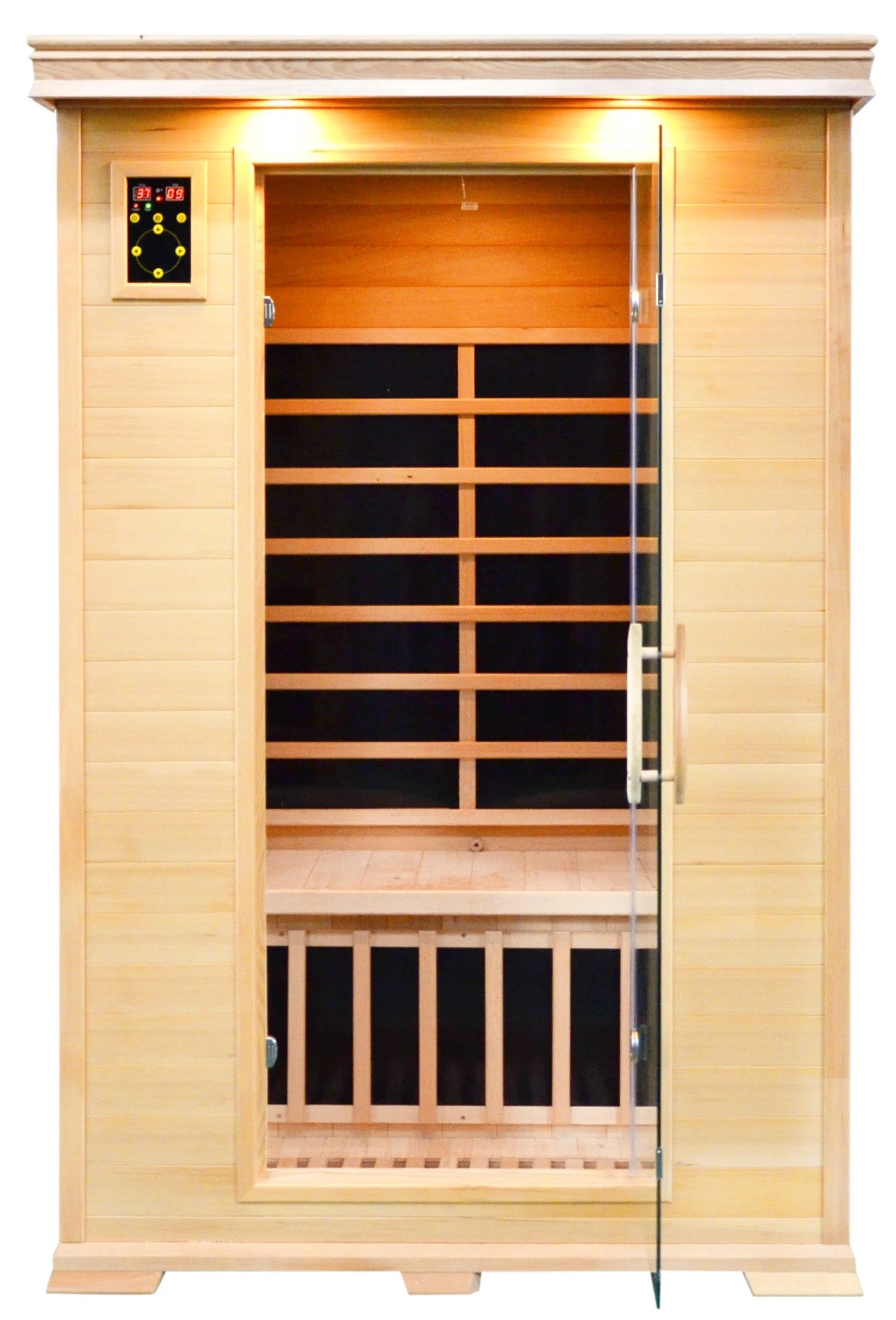 Home Sauna bajo carbono Emf lejos del calentador sauna de infrarrojos