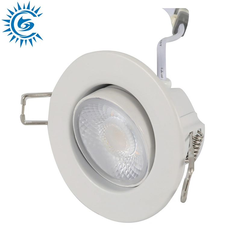 5W 6W 7W 8W 10W Die-Cast Aluminum Gimbal Recessed Lighting with J-Box Dimmable Spot Light Rotatable LED Downlight