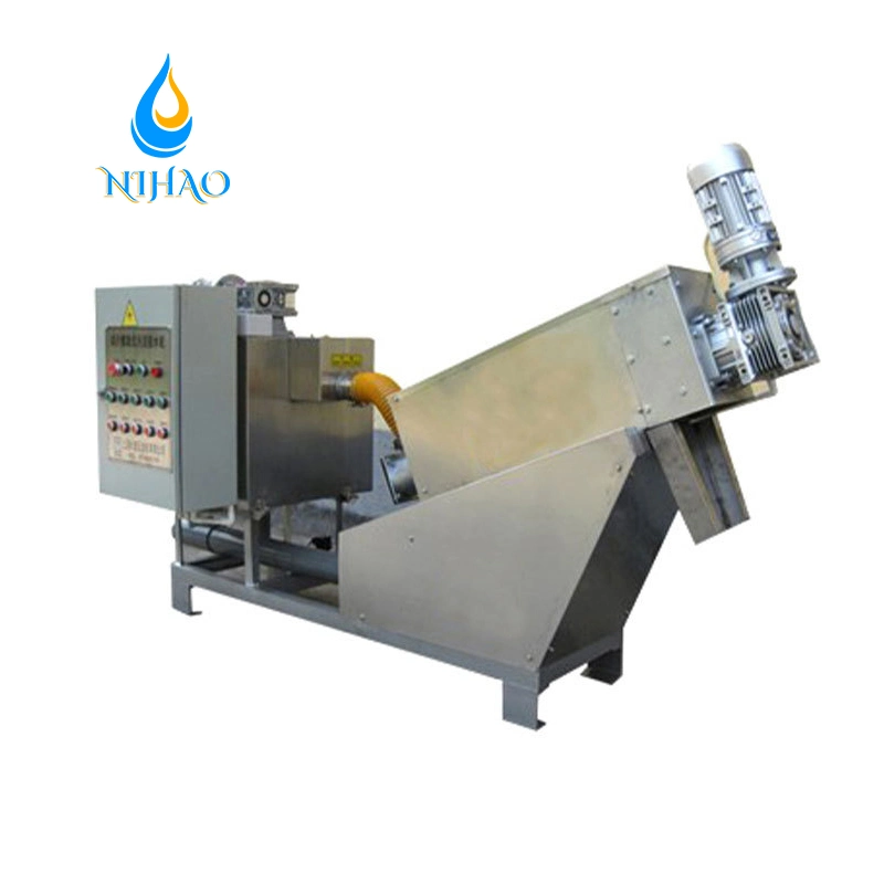 Automatic Screw Press Sludge Dewatering Machine for Small Sewage Treatment Plant