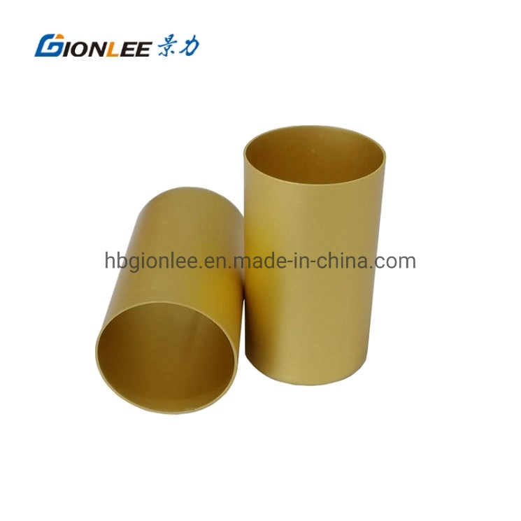 Custom Aluminum Sheet Metal Deep Drawing Golden Oxidation Parts