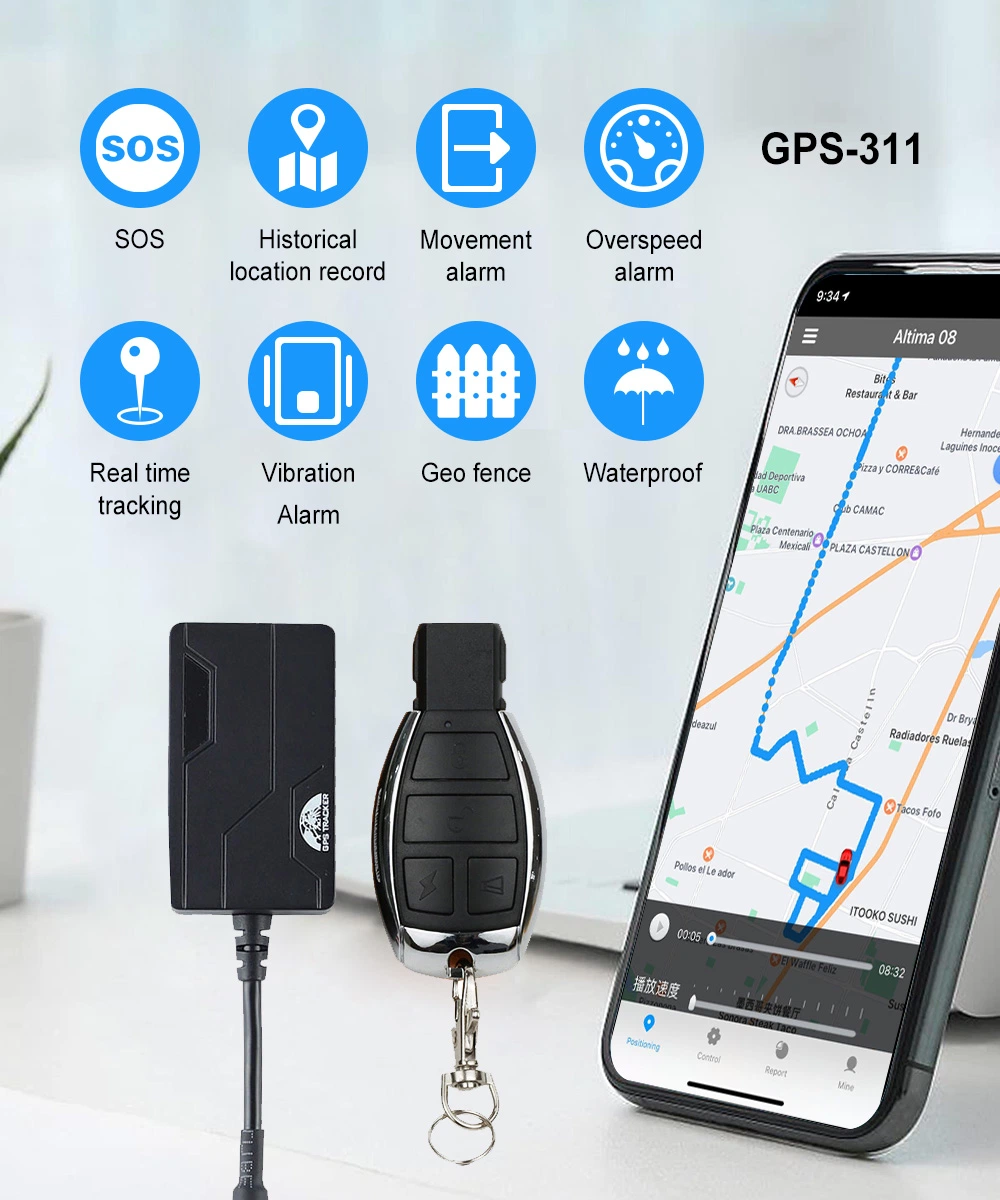 GPS GPS GPS-устройство слежения Coban 311b GPS GPS-устройство слежения GPS Водонепроницаемый мини-телефон с системой GPS слежения