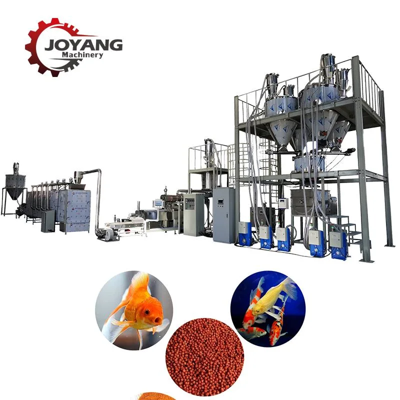 Floating Type Fish Feed Extruder Processing Line Shrimp Feed Machine